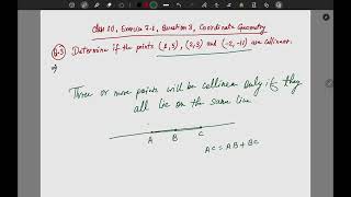 Determine if the points 1 5  2 3 and 2 11 are collinear  Class 10 Ex 71 Q3 Coordinate [upl. by Matrona]