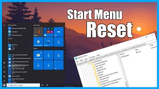 How to Reset Windows 10 Start Menu Layout to Default [upl. by Zelle441]