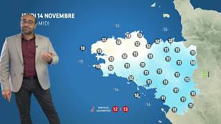 Bulletin météo pour le jeudi 14 novembre 2024 [upl. by Shanda]