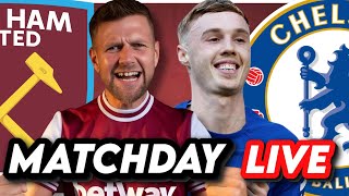 WEST HAM 03 CHELSEA  MATCHDAY LIVE  PREMIER LEAGUE [upl. by Nork5]