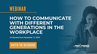 How to Communicate with Different Generations in the Workplace [upl. by Daniell]