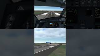 KLM A330 smooth cockpit landing aviation pilot rfs realflightsimulator landing plane avgeek [upl. by Aniz]