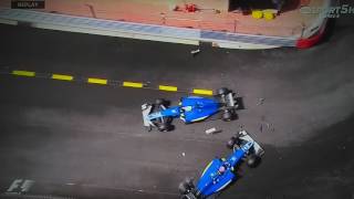 Ericsson amp Nasr Crash Monaco 2016 [upl. by Demy]