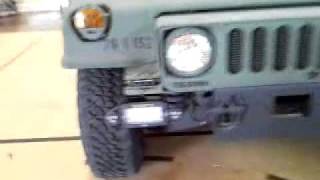 Trilliant InfraRed Driving Lights on HMMWV [upl. by Iglesias75]