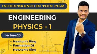 Newtons Ring Experiment  Experimental Setup  Engineering Physics1  Crash Course  MU [upl. by Adnahcal981]