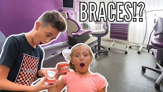 Visiting the ORTHODONTIST for the Very First Time  BRACES vs INVISALIGN [upl. by Atelokin]