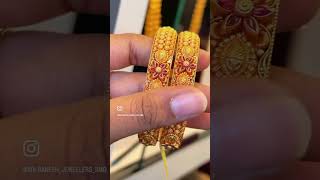 ✨✨ gold ramanagara song goldjewellery sriganeshjewellers ramanagar goldaccessories bangles [upl. by Anaihsat]