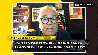 Interview Olav Mol quotVerstappen haalt allerbeste in Hamilton naar bovenquot [upl. by Anomas429]