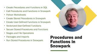 Introduction to Procedures and Functions in Snowpark [upl. by Ayr]