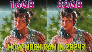 16GB vs 32GB RAM Gaming Test Which is Best for 2024 Games [upl. by Yerag745]