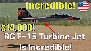 14000 RC BVM F15 Turbine Jets Incredible Take Off [upl. by Ardnola]