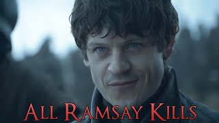 All Ramsay Bolton Kills  Game of Thrones [upl. by Karil262]