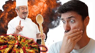 Así reacciona un Valenciano a la PAELLA VALENCIANA Karlos Arguiñano Cocinero más famoso de España [upl. by Hosfmann286]