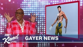 Guest Host RuPaul on DNC Trump’s Vision for America Very Demure TikToker Jools Lebron amp Gayer News [upl. by Sansone927]