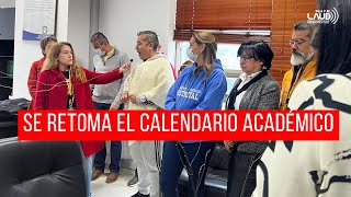 Levantamiento suspensión calendario académico [upl. by Yar]