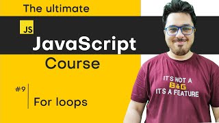 For Loops in JavaScript  JavaScript Tutorial in Hindi 9 [upl. by Aldarcie442]