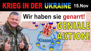 15NOVEMBER VOR ALLER AUGEN  Ukrainische Streitkräfte liefern taktisches Meisterwerk [upl. by Marzi643]