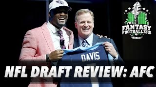 Fantasy Football 2017  NFL Draft Review Pt 1 AFC Winners amp Losers  Ep 374 [upl. by Publius]