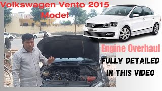 Volkswagen Vento 2015 model Engine Overhaul fully Detailed By Imran volkswagen [upl. by Erolyat428]