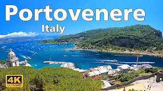 Portovenere Italy  Walking Tour 4K 60fps [upl. by Latsyrcal]