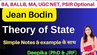 Jean Bodin Theory of State [upl. by Ttnerb238]