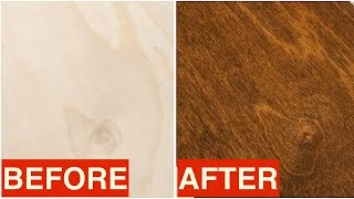 Staining Birch Plywood  Quick Tip [upl. by Melisa751]