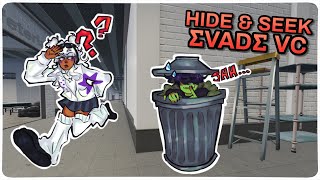 The FUNNIEST Evade VC hide and seek experience  ROBLOX Funny Moments [upl. by Nevanod]