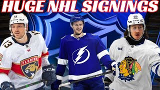 Huge NHL Signings  Guentzel Reinhart Bertuzzi amp More [upl. by Hernando]