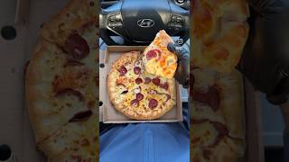 Most Cheesiest Pizza I Ever ate  Beef Pepperoni Pizza Mukbang Asmr satisfying food asmr pizza [upl. by Lavella]