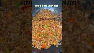 Fried Beef with rice easy fried beef rice is so delicious and tasty [upl. by Gnav410]