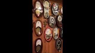 Rhythm Vintage Music Box  Small World Clock that plays Disks like a Regina [upl. by Ppik468]