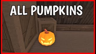 MM2 AIM TRAINER ALL PUMPKIN Locations  VAMPIRE CROSSBOW Halloween Quest 2024  Roblox [upl. by Nodyarg]