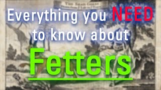 What are Fetters  How to Say Fetters in English  How Do Fetters Look [upl. by Melc]