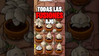 TODAS las FUSIÓNES DEL AJO en plantasvszombies [upl. by Goulder703]