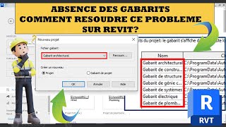 absence des gabarits comment résoudre ce problème sur revit [upl. by Baptlsta]