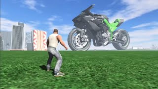 😱Bigg size ninja H2r cheat code Indian bikes driving 3d game [upl. by Aleafar]