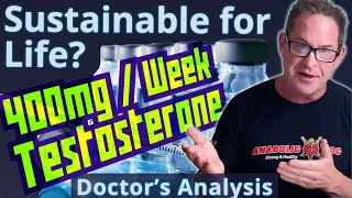 Is 400mg per Week of Testosterone Sustainable for Life Doctors Analysis [upl. by Solange]