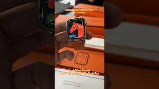 Apple Watch Hermes Series 9 41mm Orange Kilim Single Tour [upl. by Yecnay]