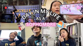 Day in my life as a SOPHOMORE in HIGHSCHOOL  vlog movie premiere grwm [upl. by Gerianna]