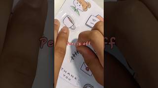 DIY homemade stickers ✨  printed papers 📜  easy and simplest way to make stickers at home [upl. by Stefa639]