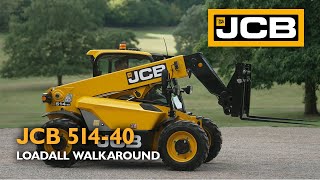 JCB 51440 Loadall Walkaround [upl. by Ellennej59]