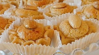 Dziriette gâteau algérien aux amandes دزيريات سهليين، بدون آلة عجن حلوةالعيد [upl. by Gabrielli]