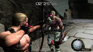 Resident Evil 4 Krauser Story Mode Full Game  No Commentary Cutscenes [upl. by Akcinehs]