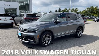 2018 Volkswagen Tiguan Highline RLine 4Motion AWD [upl. by Baiel]