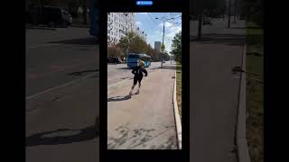 владивосток automobile vinicius scootering skate самокат skateboarding 💀💀💀 [upl. by Eidac]