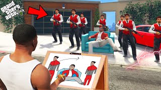 Franklin Uses Magical Painting To Become Gang Leader In Gta 5 [upl. by Eolanda790]