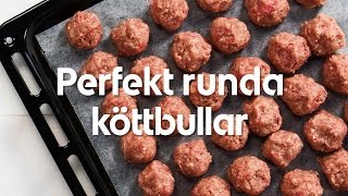 Perfekt runda köttbullar [upl. by Pavyer279]