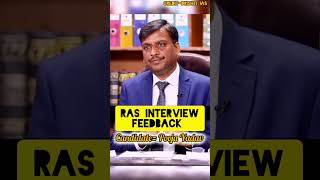 RAS Topper Pooja Yadav interview feedback civilserviceexam ytshorts motivation [upl. by Douty]