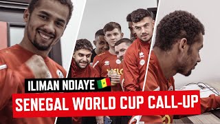 Iliman Ndiaye World Cup Reaction  Iliman reacts Senegal World Cup Squad Call Up 🦁 🇸🇳 [upl. by Dowlen]