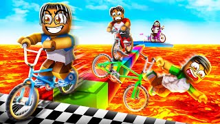 ROBLOX BIKE OBBY PART 2 WITH THE PRINCE FAMILY CLUBHOUSE [upl. by Jovi]